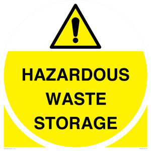 HAZARDOUS WASTE STORAGE